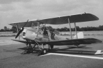 Tiger Moth G-ANOH parked at Seething.