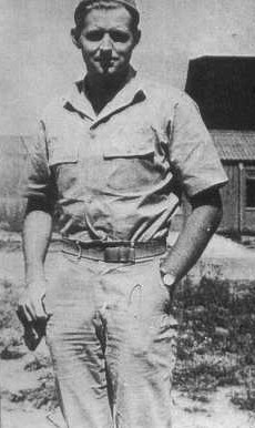 Photograph of Lt Joe Kennedy taken the afternoon of his last flight.