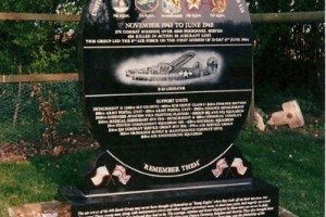 446-Memorial-on-airfield-03-stock-photo