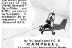 Bensen advert from the 1960s