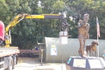Bungay Memorial Stone Arrives