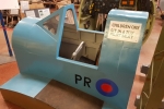 Child-friendly cockpit back in the hangar