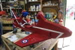 Red Arrow and groundcrew off to new airfield