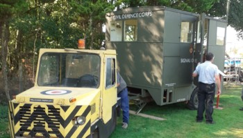 Getting Civil Defence Signal Van ready for use
