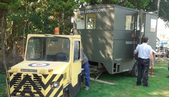 Getting Civil Defence Signal Van ready for use